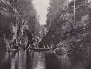 Edmundsklamm, Mittelwande (b/w photo) 作者 德国摄影师
