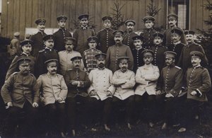 Group of German army officers (b/w photo) 作者 德国摄影师