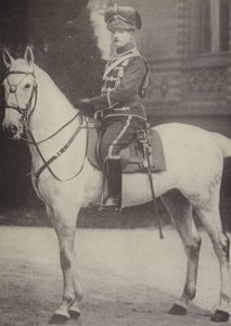 Gustav Krupp von Bohlen，Berthe Krupp 的丈夫，拥有克虏伯工业帝国（黑白照片） 作者 德国摄影师