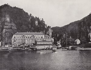 Herrnskretschen (b/w photo) 作者 德国摄影师