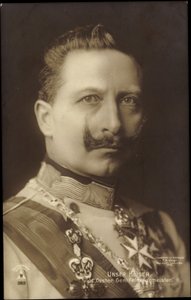 德皇威廉二世饰演奥地利 Feldzeugmeister 将军 作者 德国摄影师