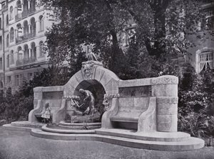 莱比锡：Marchenbrunnen（黑白照片） 作者 德国摄影师