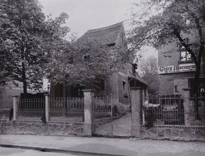 Leipzig: Schillerhaus in Gohlis (b/w photo) 作者 德国摄影师