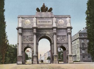 慕尼黑/慕尼黑: Siegestor (照片) 作者 德国摄影师