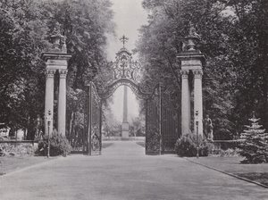 Potsdam, Eingang Zum Park Von Sanssouci (b/w photo) 作者 德国摄影师