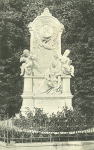 Robert Schumann Memorial, Bonn, Germany (b/w photo) 作者 德国摄影师