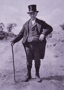 南爱尔兰绅士，约1910年（黑白照片）。 作者 爱尔兰摄影师