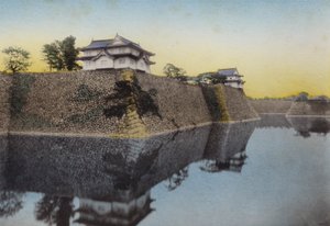 日本，约1912年。秀吉在1583年建造的大阪城（照片）。 作者 摄影师 日本人