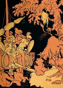 喷火的公牛，1880年 作者 皮卡特