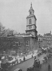 圣伯托夫教堂，不带主教门，伦敦金融城，c1890 1911年