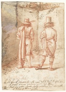 皮埃尔-弗朗切斯科-莫拉和尼科洛-西蒙内利的肖像 作者 Niccolo Simonelli（拒绝归因）