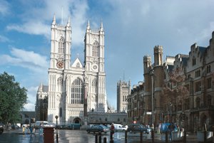 英国，英格兰，伦敦，威斯敏斯特教堂 作者 布莱斯·尼古拉斯·勒苏尔