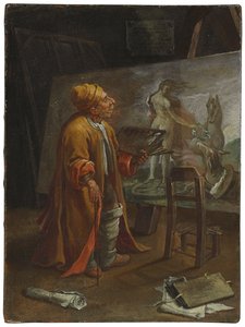 保罗·德·马蒂斯（Paolo de Matteis）在他的工作室