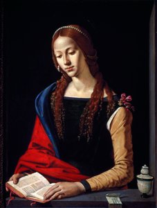 马德琳画作 Piero di Cosimo (1461 / 2-1521) 1485-1490 Dim.72x53 cm Palazzo Barberini，国家古代艺术画廊，罗马 作者 皮耶罗迪科西莫
