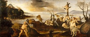 狩猎归来，ca。 1494-1500。 作者 皮耶罗迪科西莫