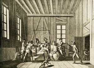1793 年让-保罗·马拉遇刺（雕刻）