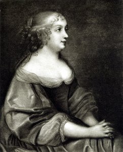 奥地利的安妮（1601-1666）肖像，法国和纳瓦拉的女王，路易十四的母亲 作者 皮埃尔（后）米尼亚德