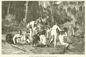 和平（雕刻） 作者 皮埃尔（后）普维斯·德·沙瓦讷（Puvis de Chavannes）