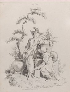 地球，来自《四元素》，1738-49。