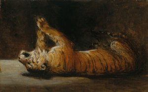 打老虎（布面油画）
