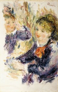 在Milliner； Chez la Modiste，约1878年 作者 皮埃尔·奥古斯特·雷诺阿