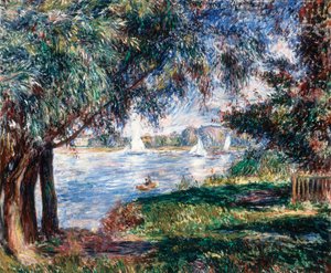 Bougival, 1888. 作者 皮埃尔·奥古斯特·雷诺阿