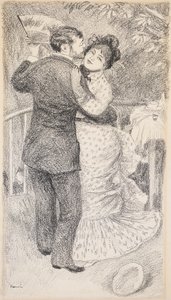 乡村舞蹈，1883年 作者 皮埃尔·奥古斯特·雷诺阿