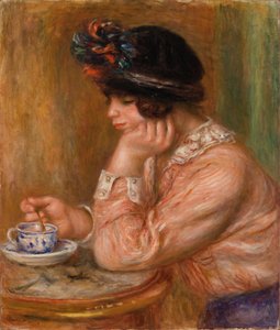 一杯巧克力（La Tasse de chocolat） 作者 皮埃尔·奥古斯特·雷诺阿