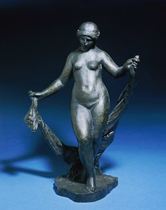 带面纱的舞者，1913年 作者 皮埃尔·奥古斯特·雷诺阿