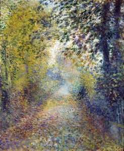 "Dans les bois" (in the woods) 皮埃尔-奥古斯特-雷诺阿 (1841-1919) 1880 Dim 55,8x46,3 cm 东京国立西部艺术博物馆 作者 皮埃尔·奥古斯特·雷诺阿