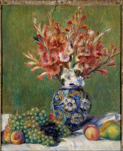 Pierre Auguste Renoir (1841-1919) 1889 年私人收藏的花卉和水果画作 作者 皮埃尔·奥古斯特·雷诺阿