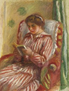 加布里埃尔·雷丁（Gabrielle Reading），1910年 作者 皮埃尔·奥古斯特·雷诺阿