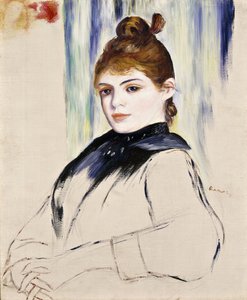 包子的小女孩，1882年 作者 皮埃尔·奥古斯特·雷诺阿