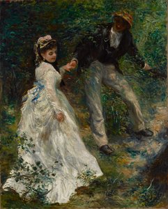 La Promenade 作者 皮埃尔·奥古斯特·雷诺阿