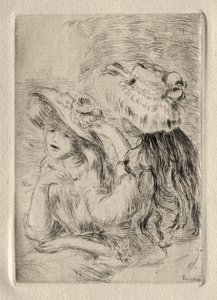 平顶山》（蚀刻版画） 作者 皮埃尔·奥古斯特·雷诺阿