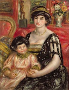 1910年，Josse Bernheim-Young夫人和她的儿子亨利
