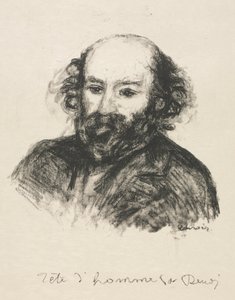 保罗·塞尚1902。 作者 皮埃尔·奥古斯特·雷诺阿