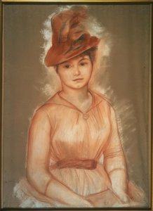 一个女人的画像 作者 皮埃尔·奥古斯特·雷诺阿