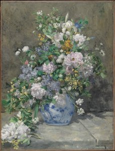 Spring Bouquet，1866 作者 皮埃尔·奥古斯特·雷诺阿