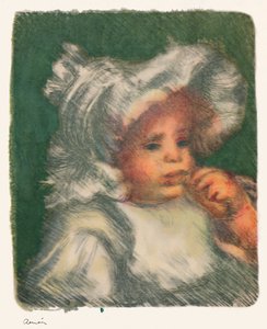 《有饼干的孩子》，约1898-1899，1946年 作者 皮埃尔·奥古斯特·雷诺阿