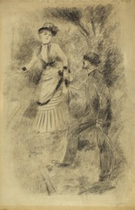 首脑会议的降临：1881年银行家的女儿让·马丁·斯蒂亚斯·海伦 作者 皮埃尔·奥古斯特·雷诺阿