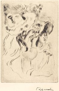 帽针 Le chapeau epingle, 1894. 作者 皮埃尔·奥古斯特·雷诺阿