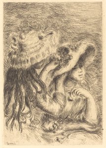 帽针 Le chapeau epingle, 1894. 作者 皮埃尔·奥古斯特·雷诺阿