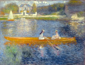 The Skiff（La Yole），1875 作者 皮埃尔·奥古斯特·雷诺阿