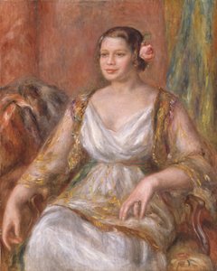 蒂拉·杜里厄（Tilla Durieux Ottilie Godeffroy），1880-1971年，1914年。 作者 皮埃尔·奥古斯特·雷诺阿
