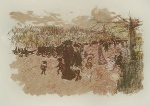 大道在Bois de Boulogne，198999 作者 皮埃尔·邦纳德