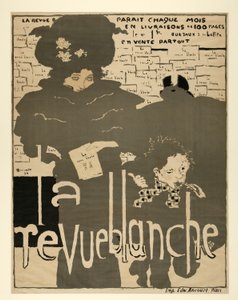 La Revue Blanche，出版。1894年（彩色平版印刷）。 作者 皮埃尔·邦纳德