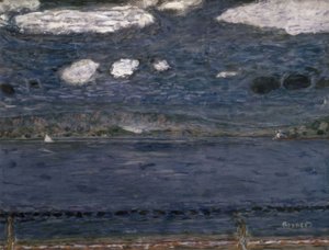 地中海– 1941-44 – 48.3×63.2厘米–水粉和铅笔在纸上 作者 皮埃尔·邦纳德