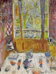 早餐室，c.1930 作者 皮埃尔·邦纳德