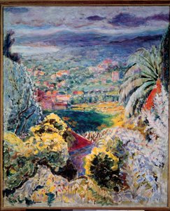 戛纳电影节或戛纳湾 1935 作者 皮埃尔·邦纳德